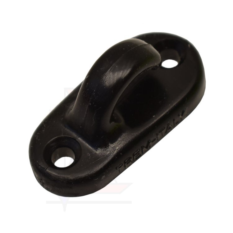 Haken schwarz oval