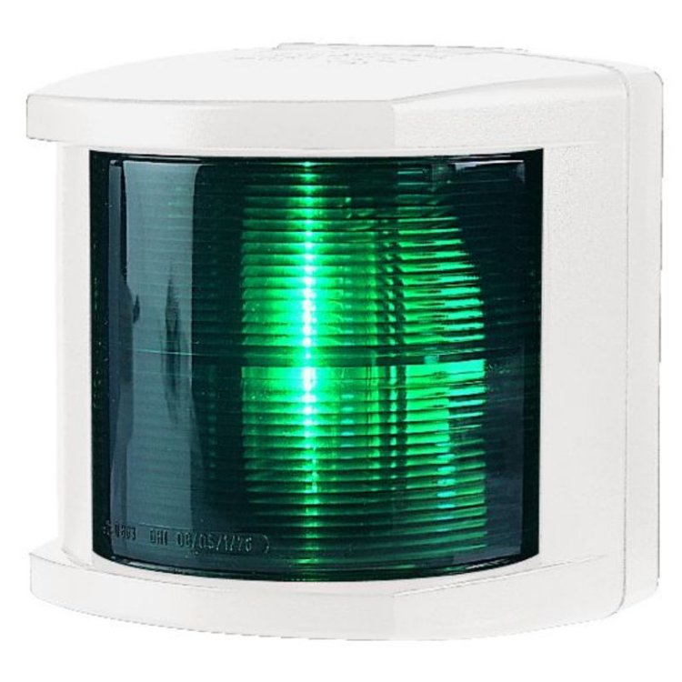 Hella Marine Mod. 2984 Steuerbordlaterne 12V / 25W weißes Gehäuse