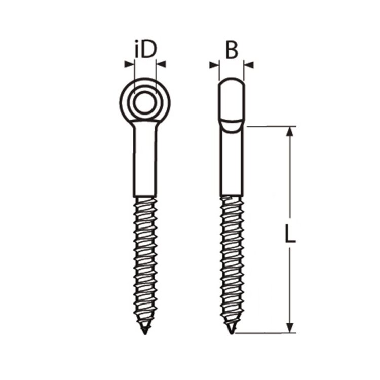 Augschrauben 6 x 50mm
