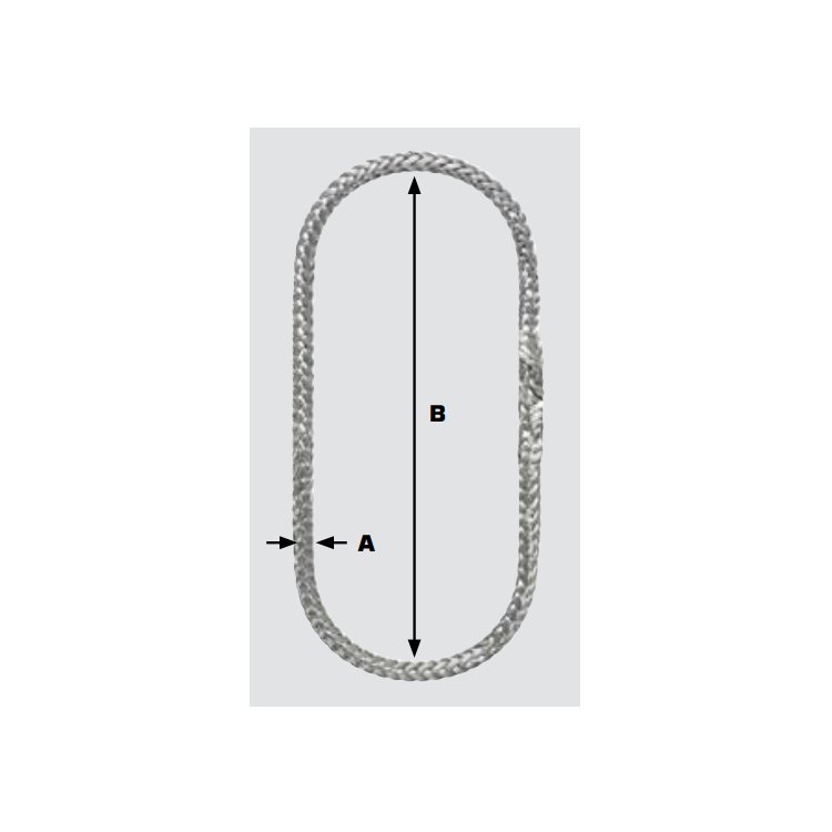 Liros D-Loop 10mm silber
