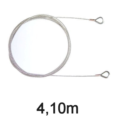 Jollen-Wante mit Kauschen 3mm 4,10m