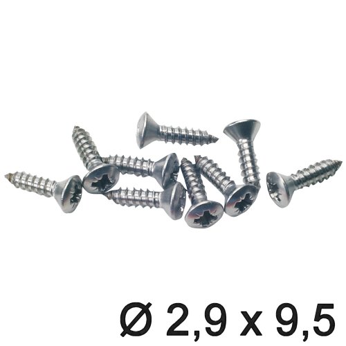 Linsensenkkopf 2,9 (Knipping DIN 7983)