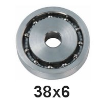 Holt Allen Seilscheibe Edelstahl 38 x 6 HA 4786-6