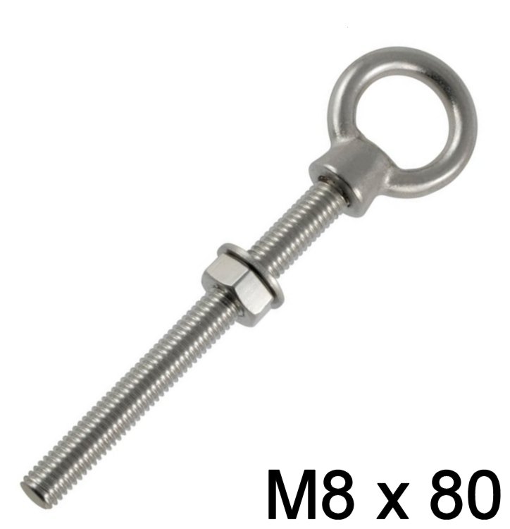 Augbolzen M8 x 80mm