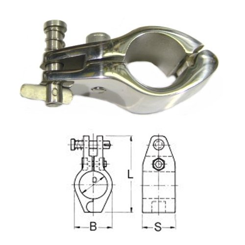 Rohrmittelgelenkstück aufklappbar 25mm