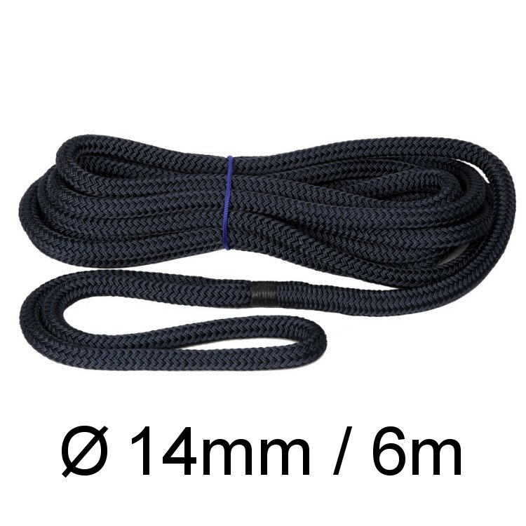 Festmacher Quickline 14 mit Auge 6m schwarz