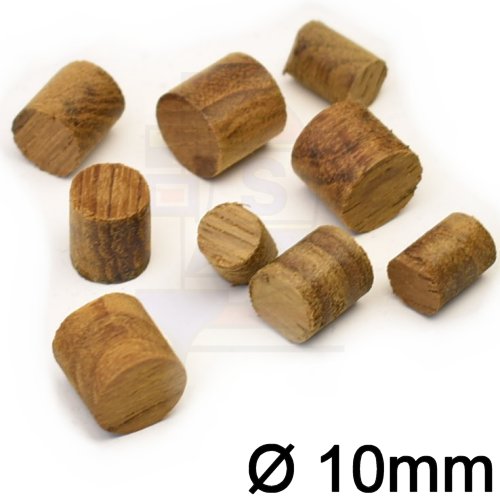 Teakholzpfropfen 10mm