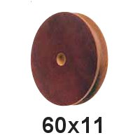 Seilscheibe Tufnol 60 x 11